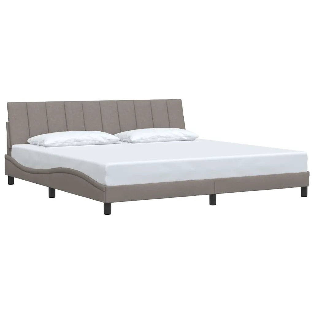 Giroletto senza Materasso Hanko Tortora 200x200 cm in Tessuto 3310416