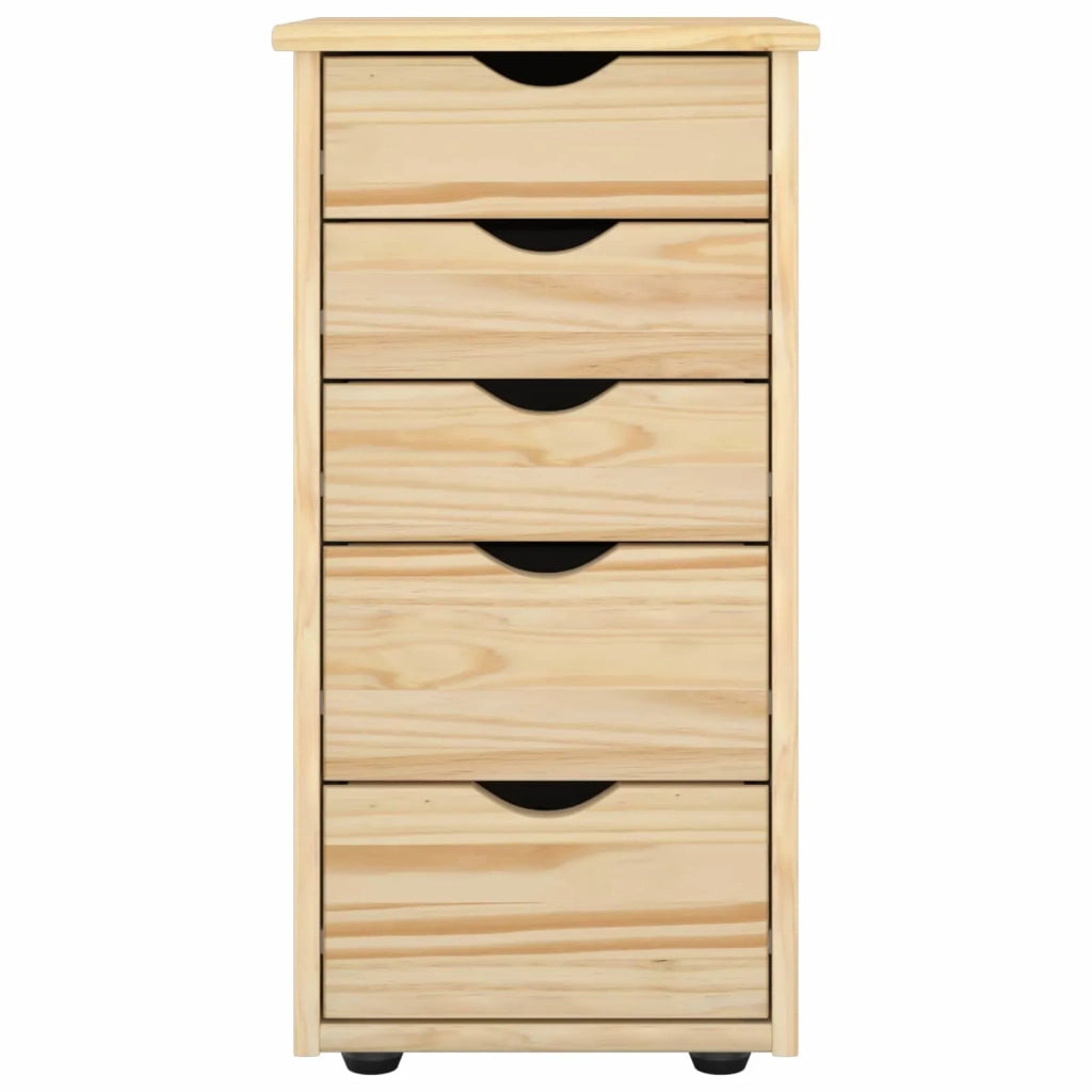 Armadietto Marrone 34 x 39 x 61,5 cm Legno di Pino Massello