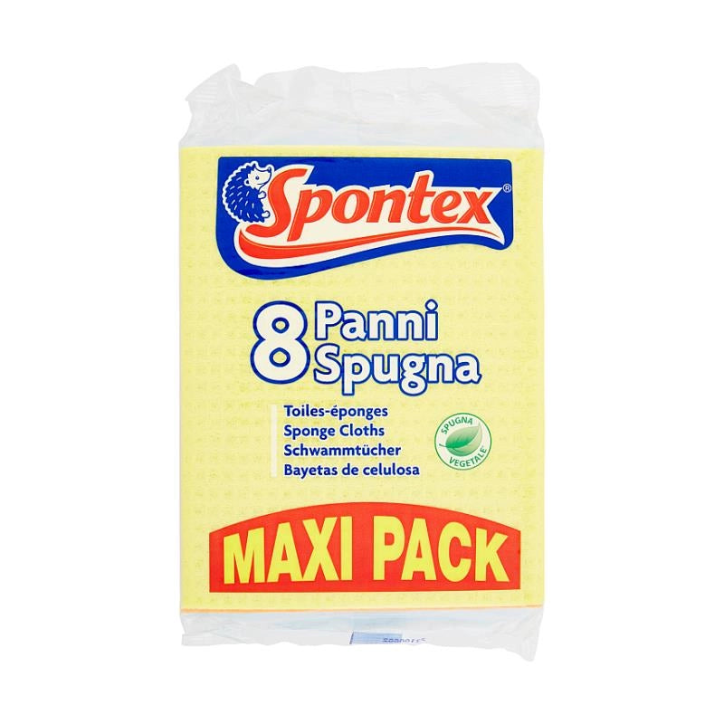 SPONTEX SPUGNA 3 X 8 PANNI SUPER ASSORBENTI IN MAXI FORMATO