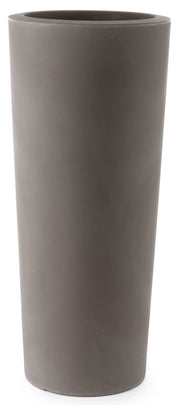 Vaso Ø40x90 cm in Polietilene Tulli Schio Cono Essential 90 Cappuccino