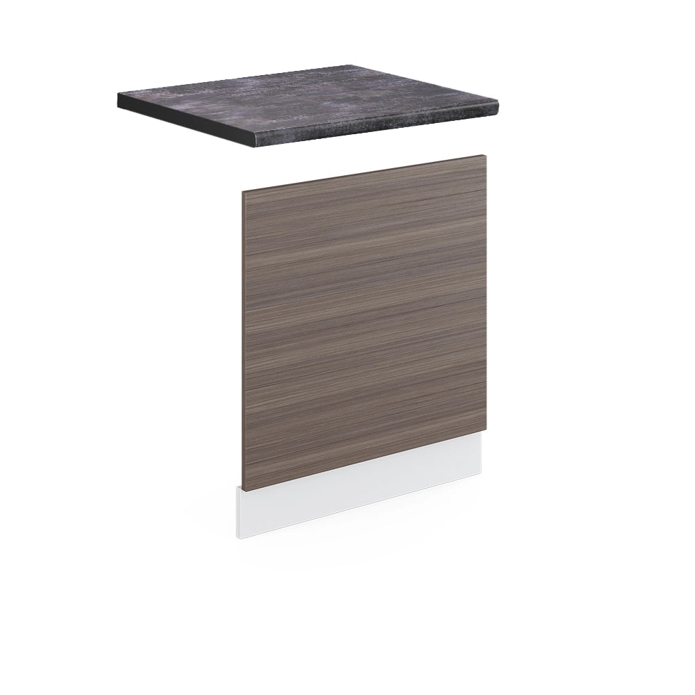 Pannello frontale R-Line Grigio nobile/Bianco 60 cm, PL Antracite Vicco