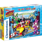 Trade Shop - Puzzle 24pz Maxi Clementoni Supercolor Topolino Mickey Mouse Roadster Racers -