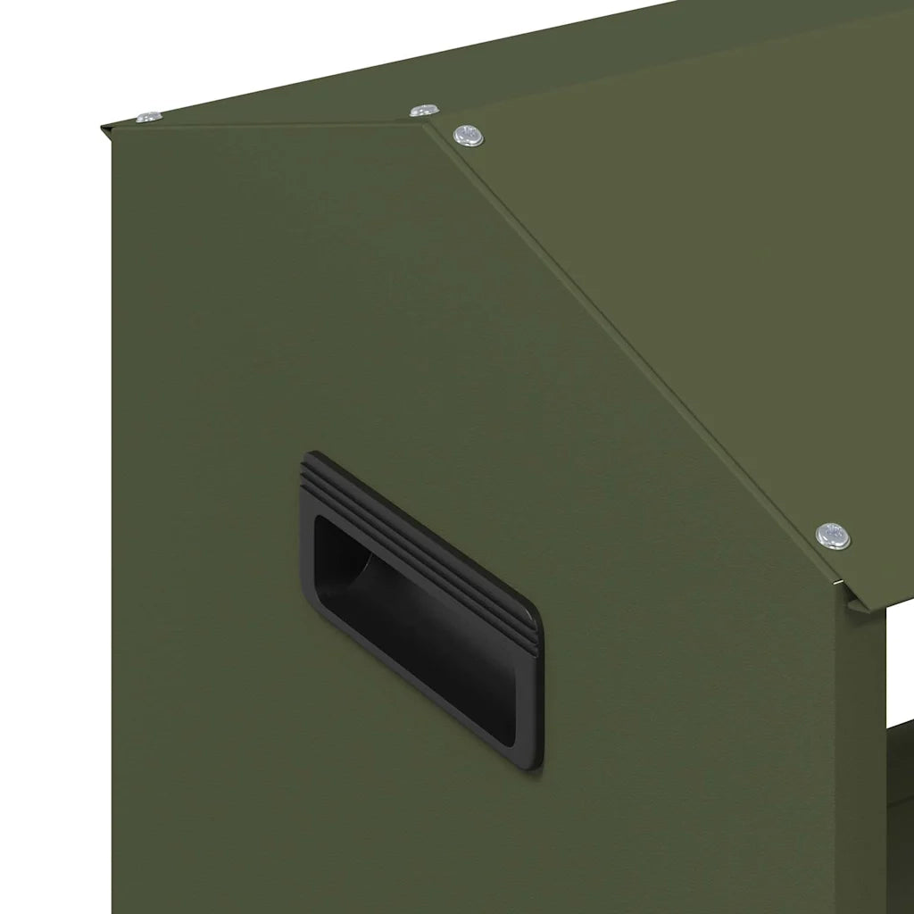 Abbeveratoio per bestiame Verde oliva 79 x 35 x 62 cm CFW5109436