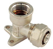 Tiemme RACCORDO PER TUBO MULTISTRATO curvo femmina con flangia mis. 16x1/2 10.00 pz