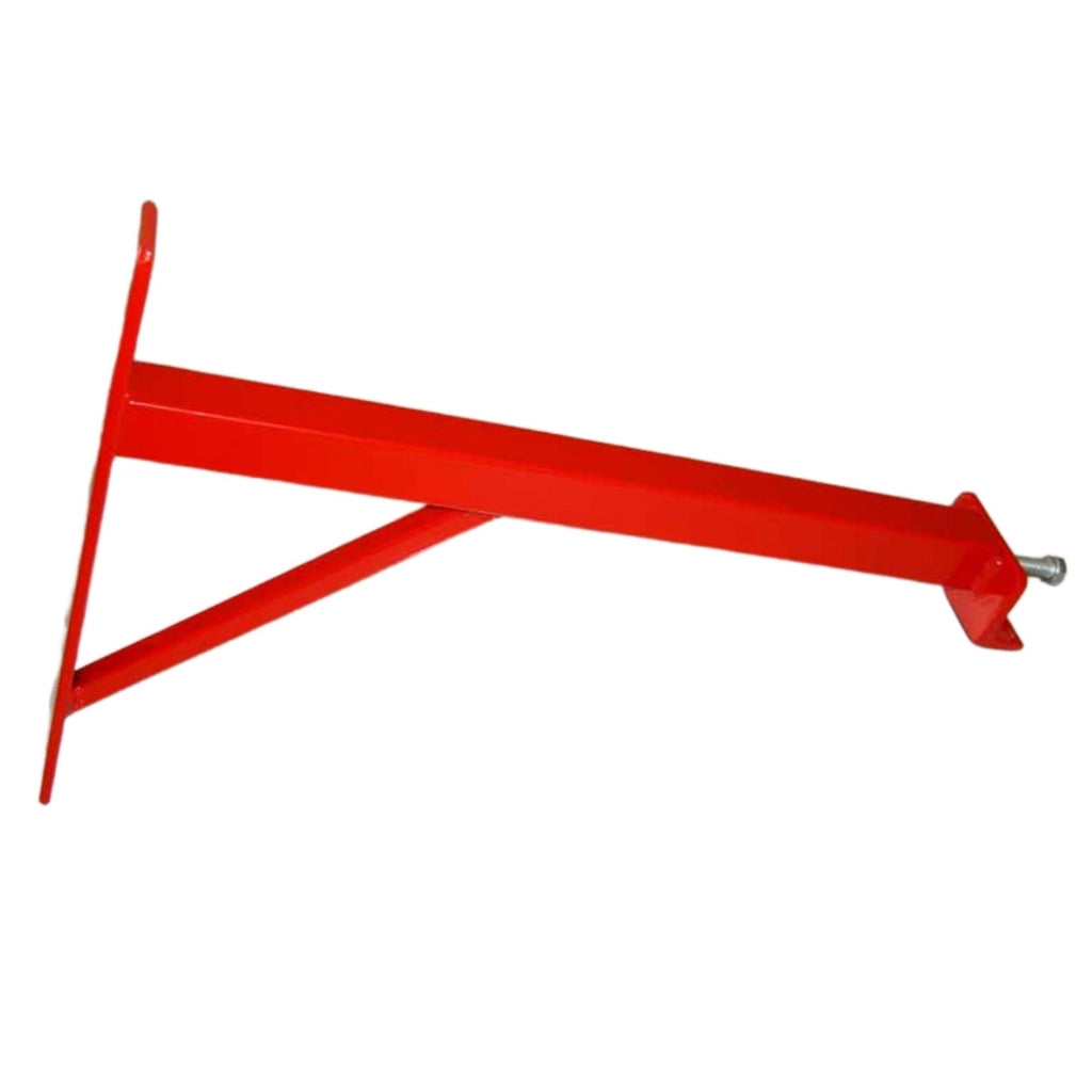 Andrys Porta Bici Parete 2 Posti Smontabile con Staffa Rosso Verniciato