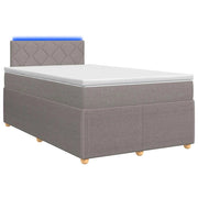 Letto box spring con materasso Tortora 120 x 200 cm Tessuto 3452915