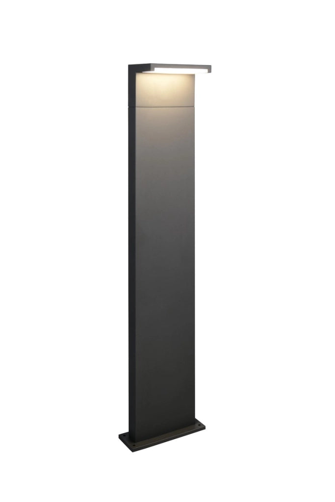 Paletto da giardino LED Ravi nero CCT IP65 13W Trio
