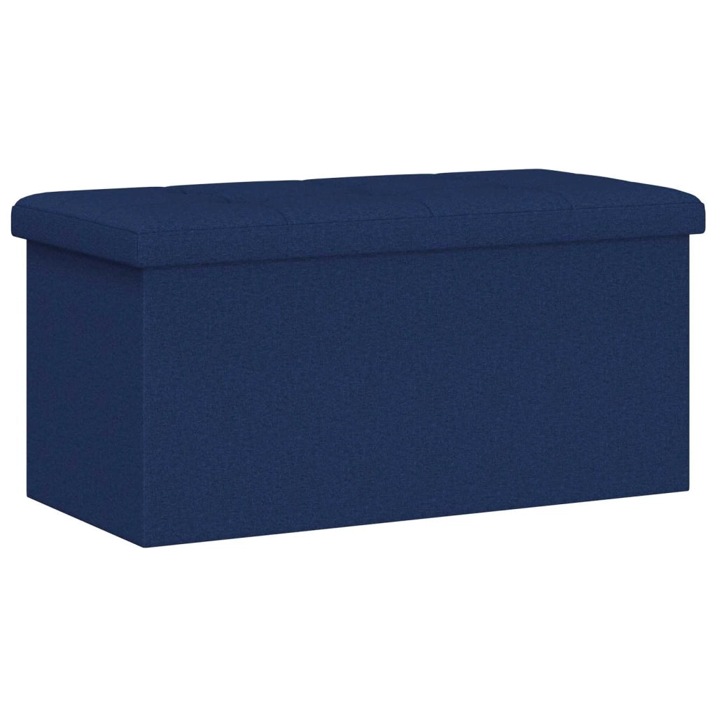 Panchina di stoccaggio pieghevole Blu Tela 42045232