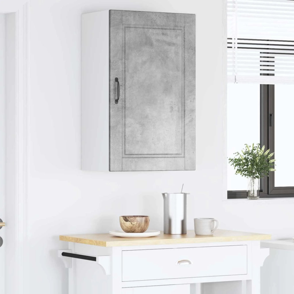 Armadietto a muro PORTO Grigio cemento 50 x 31 x 80 cm