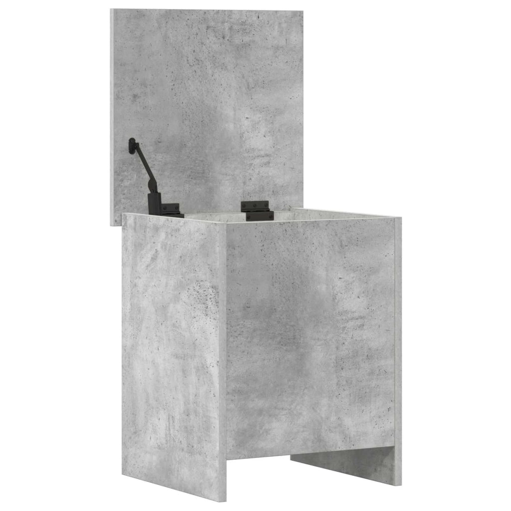 Cassa di stoccaggio Grigio Cemento 40 x 40 x 50 cm 8011246