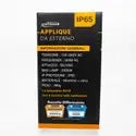APPLIQUE LAMPADA DA PARETE A MURO GU10 LED PER INTERNO ESTERNO MODERNO FARETTO BIANCO