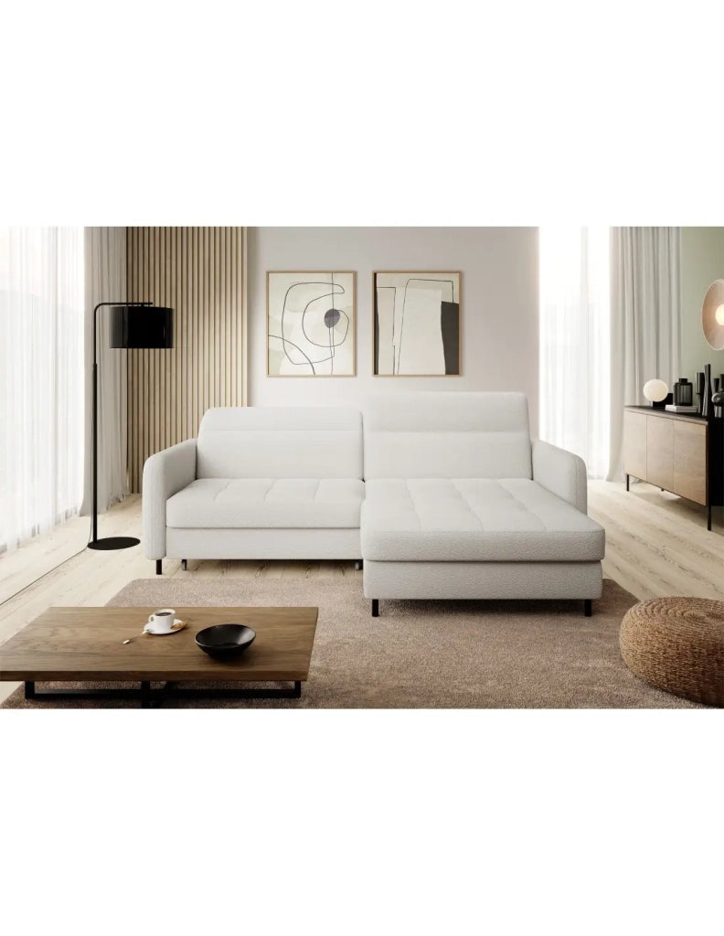 Divano ad angolo collezione GOUMSI colore Bianco alpino