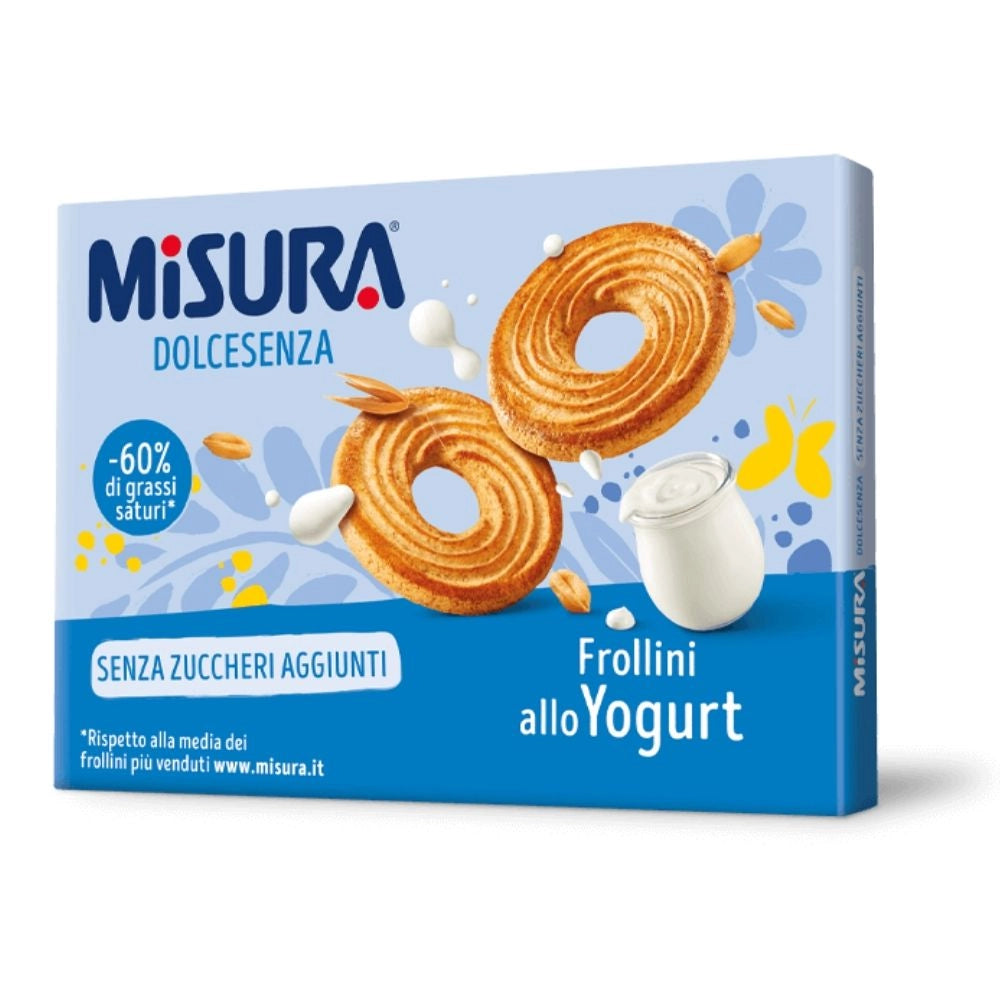 Misura dolcesenza biscotti allo yogurt in confezione da 400 grammi