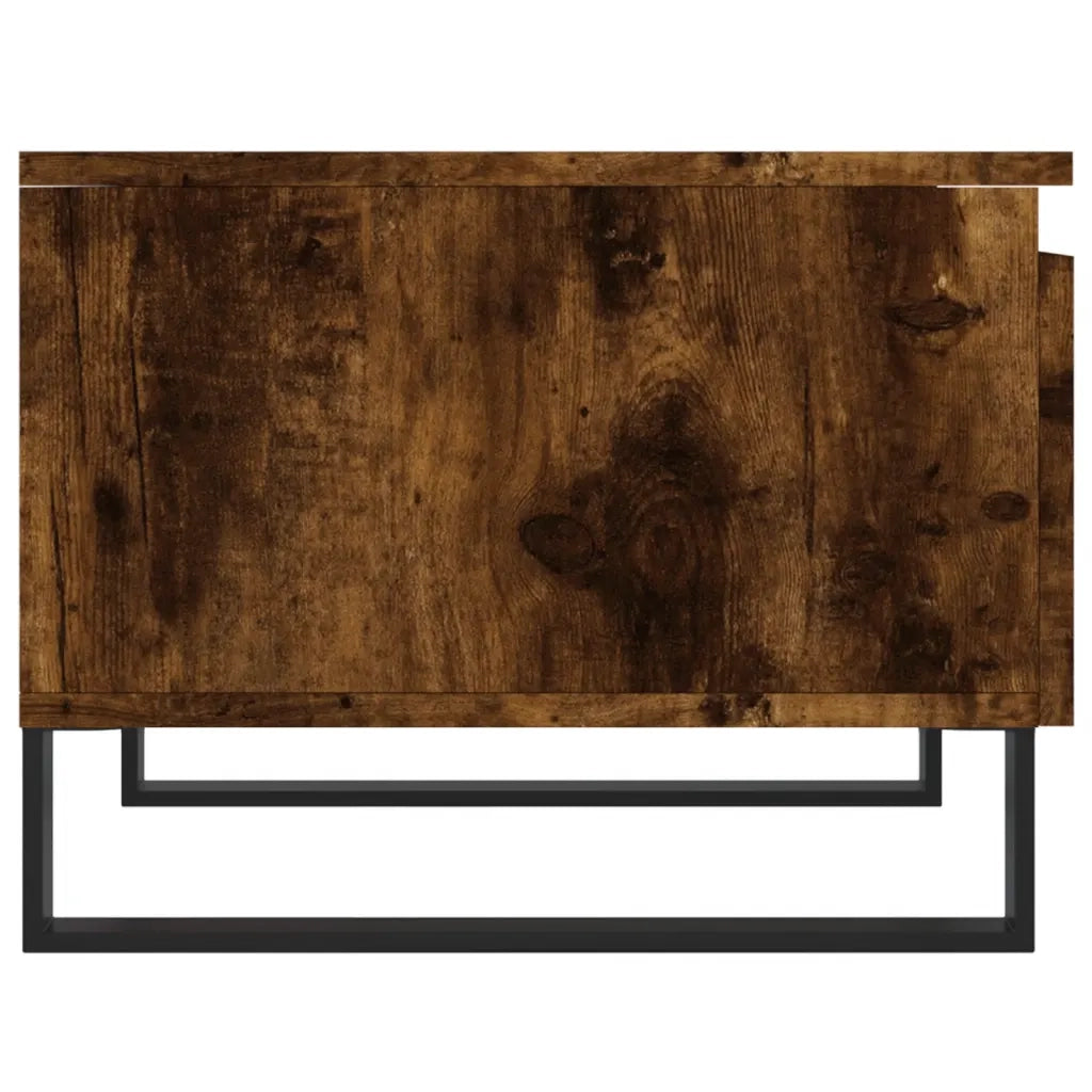 2 pz Tavolini salotto | Tavolino da caff¨¨ | Tavolino da Soggiorno Rovere Fumo 50x46x35 cm Legno Multistrato