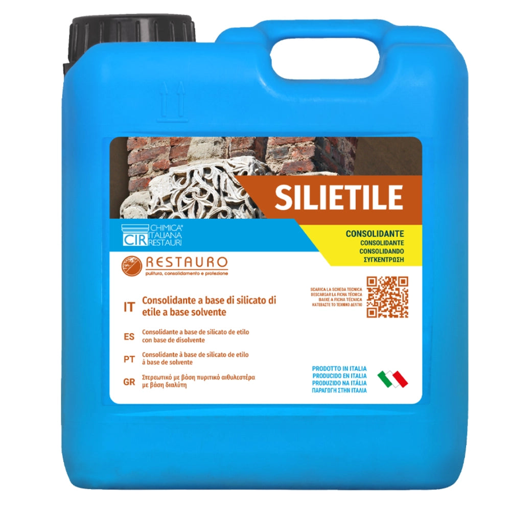 Consolidante a base di silicato di etile solvente restauro silietile da 5 litri