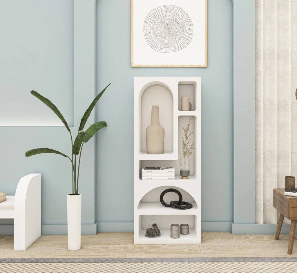 Libreria in legno "Venüs" 60 x 32 x 150 cm - Bianco