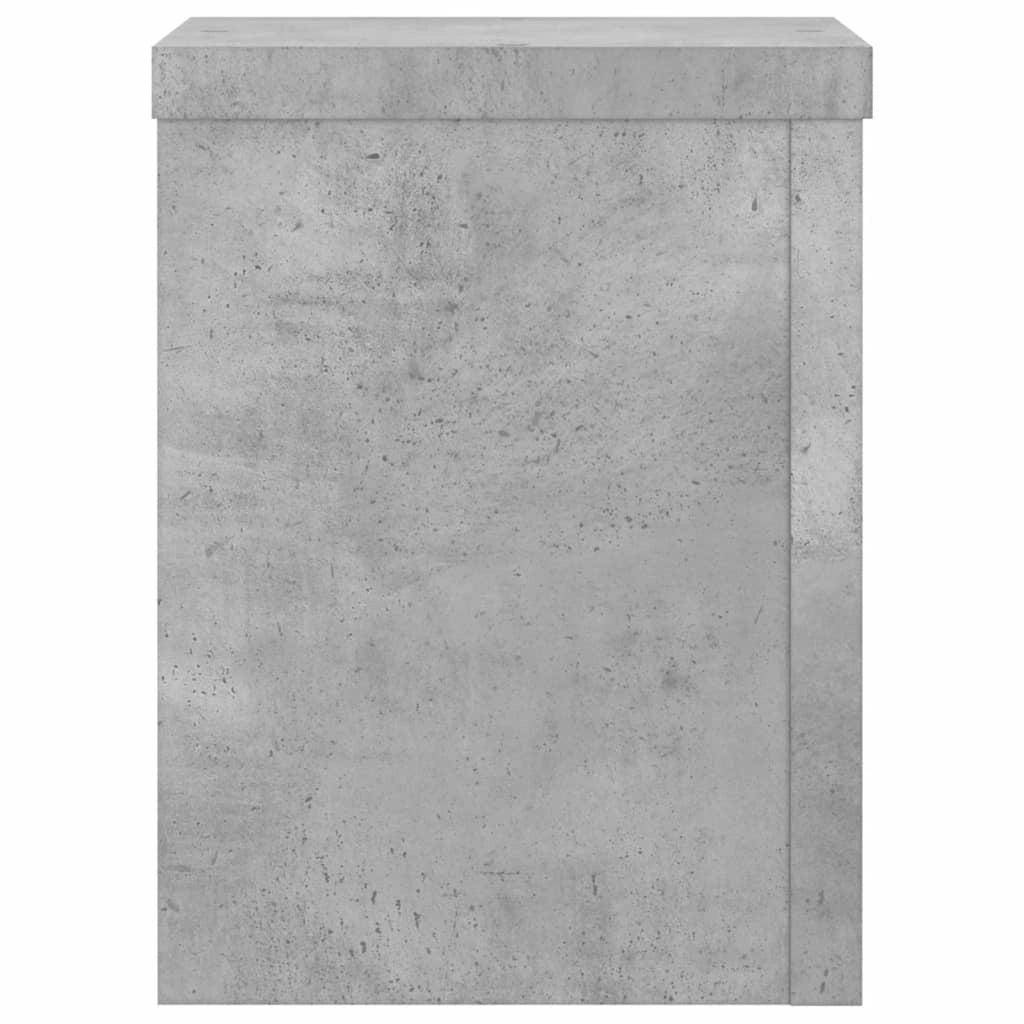 Portavasi mobili per fiori set da 2 legno ingegnerizzato grigio 02_0045332