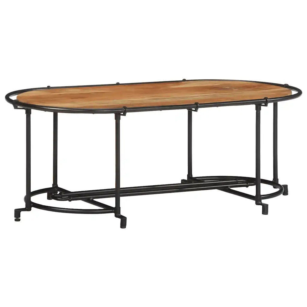 Tavolino da salotto | Tavolino da caff¨¨ | Tavolino da Soggiorno 110x55x40 cm in Legno Massello di Acacia