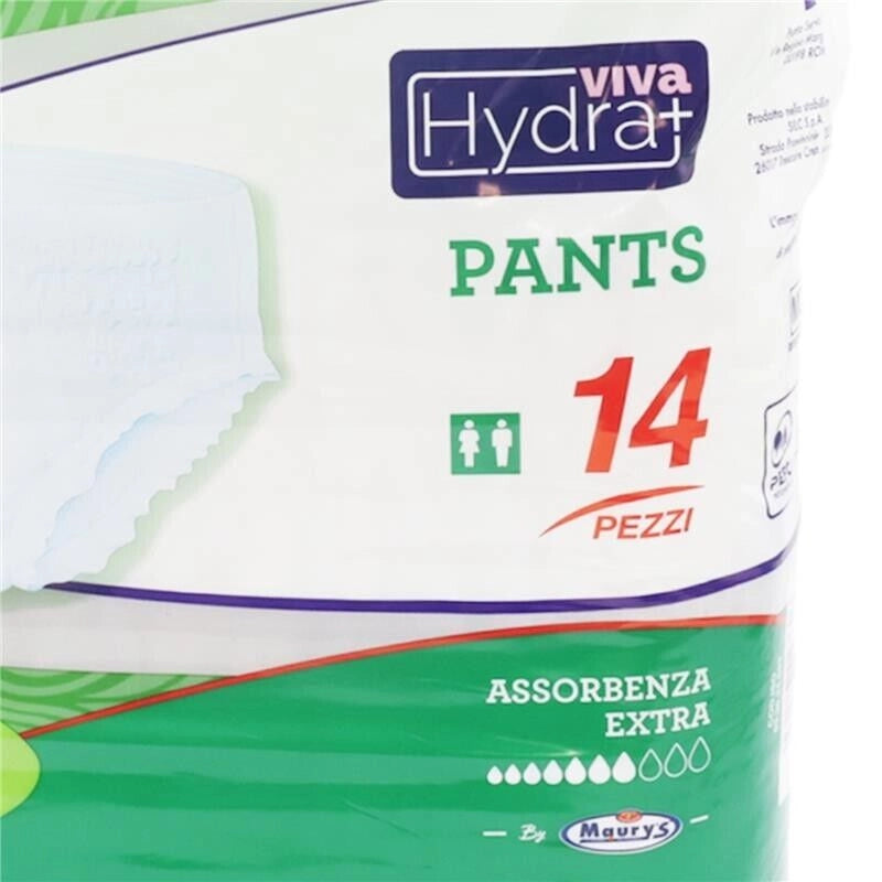 HYDRA VIVA+ PANTS PANNOLONI IN SET DA 3 IN TAGLIA L 14 PZ CON TAC APPENDISCOPE