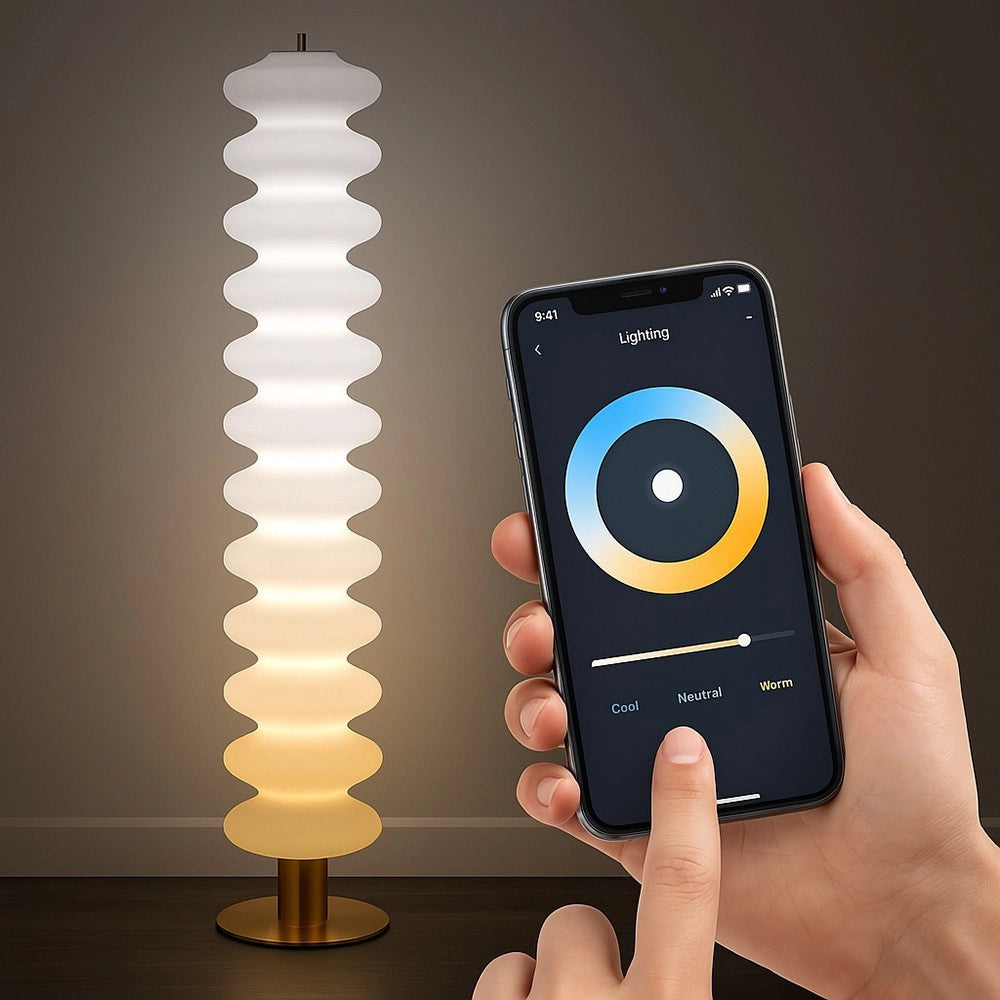 Trade Shop - Lampada Decorativa A Led Da Terra 43 Watt Tecnologia Cct Con Telecomando App D18-3c -