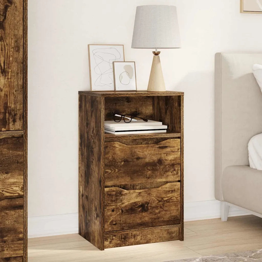 Comodino Rovere fumé 40 x 30 x 467 cm Legno multistrato