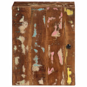Mobile da Bagno a Parete 38x33x48cm Legno Massello di Recupero 351992