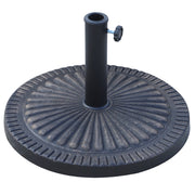 Base per Ombrellone da Giardino 15 Kg in Resina Ø49 cm con Manopola