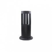Trade Shop - Lampada Da Terra Segnapasso Da Giardino Ip65 In Alluminio Vetro 12watt Es59 Nero -