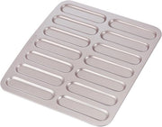 Torta Rotonda per Mini Biscotti - Piatto da Cottura per Biscotti - Cottura Autonoma - 14 Fessure Resistente al Forno - 32,5x28,9x0,6cm - Champagne Giallo