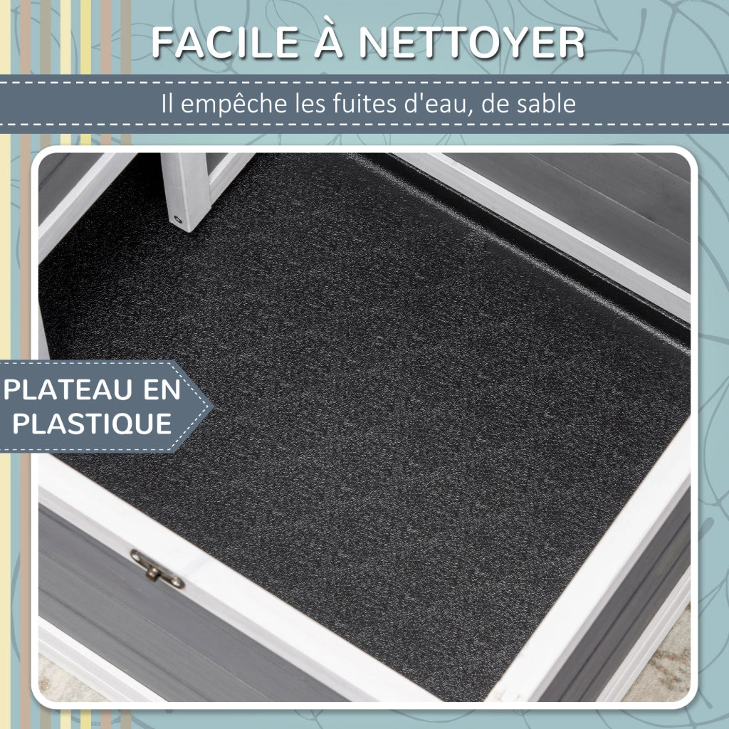 Gabbia per piccoli animali ¨C zephmum ¨C 86x54x43 cm legno pino
