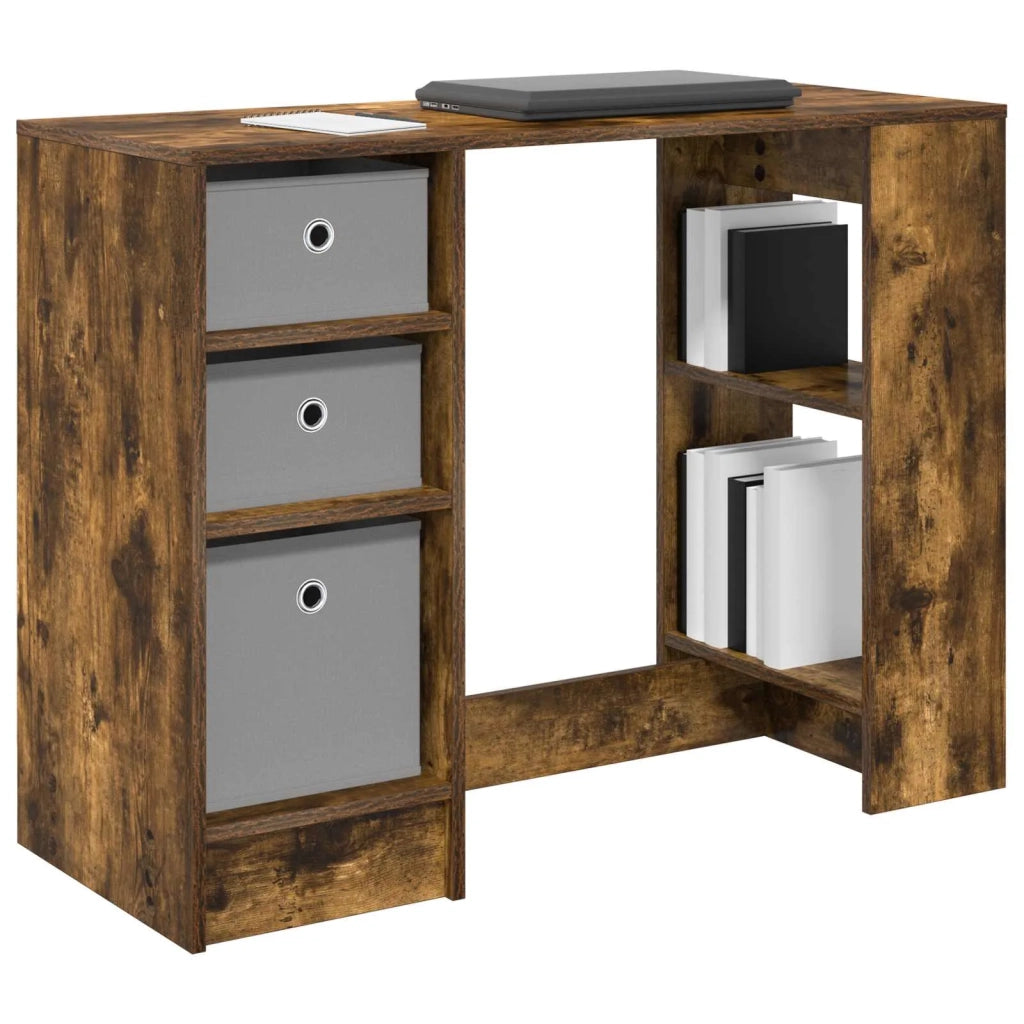 Scrivania Rovere fumé 100 x 40 x 75 cm Legno multistrato