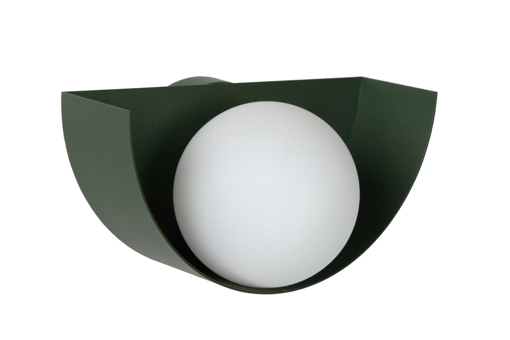 Applique da parete verde sfera bianca BENNI 1xG9 28W Lucide