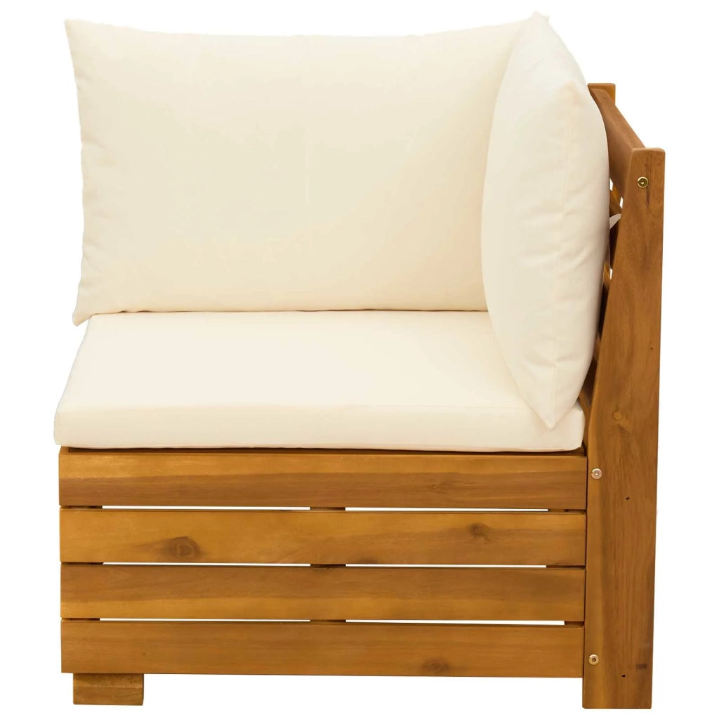 Salotto da Giardino-Set Lounge da Giardino 2 Pezzo Marrone Legno di Acacia Massello 705219