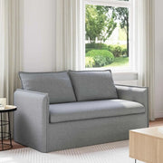 Divano Grigio chiaro 156 x 82 x 85 cm Tessuto