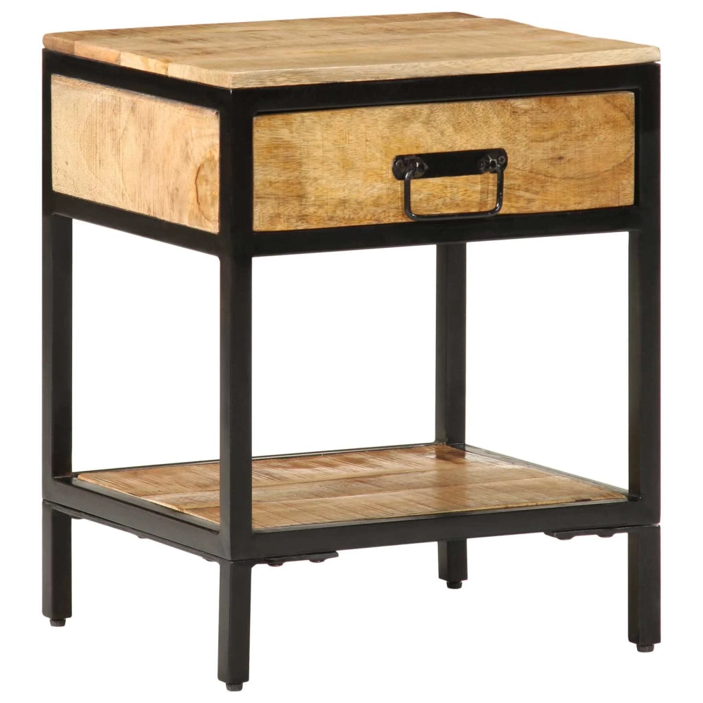 Comodino con cassetto Marrone 40 x 35 x 50 cm 374088