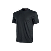 T-SHIRT  ROAD MANICA CORTA- - tg.XL - black carbon - 100% cotone - 3 pezzi U-POWER