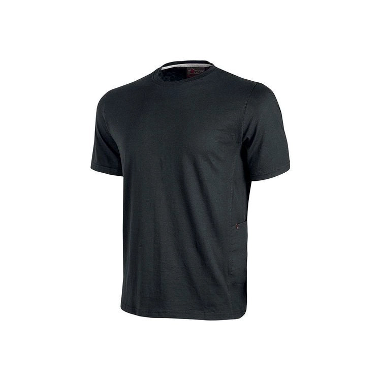 T-SHIRT  ROAD MANICA CORTA- - tg.XL - black carbon - 100% cotone - 3 pezzi U-POWER
