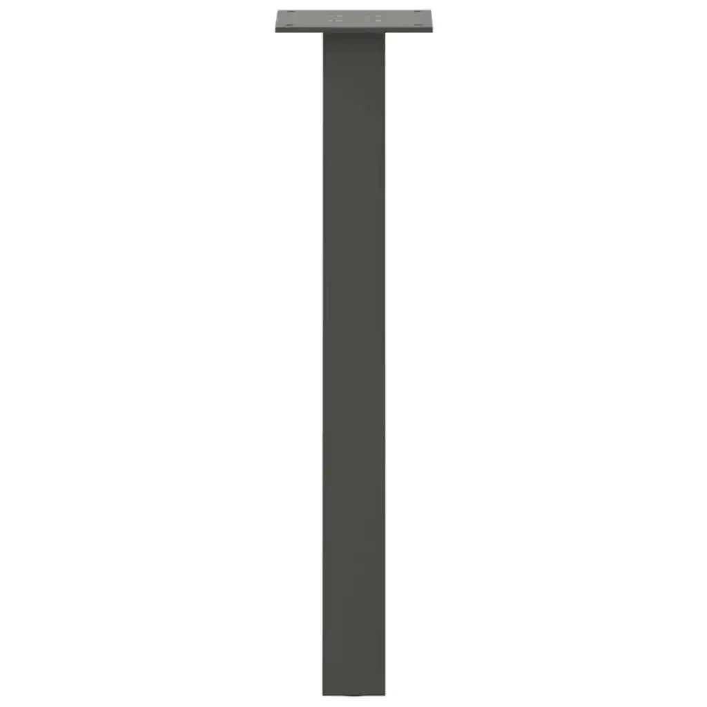 vidaXL Gambe per tavolino 4 pz Antracite 30 cm Acciaio