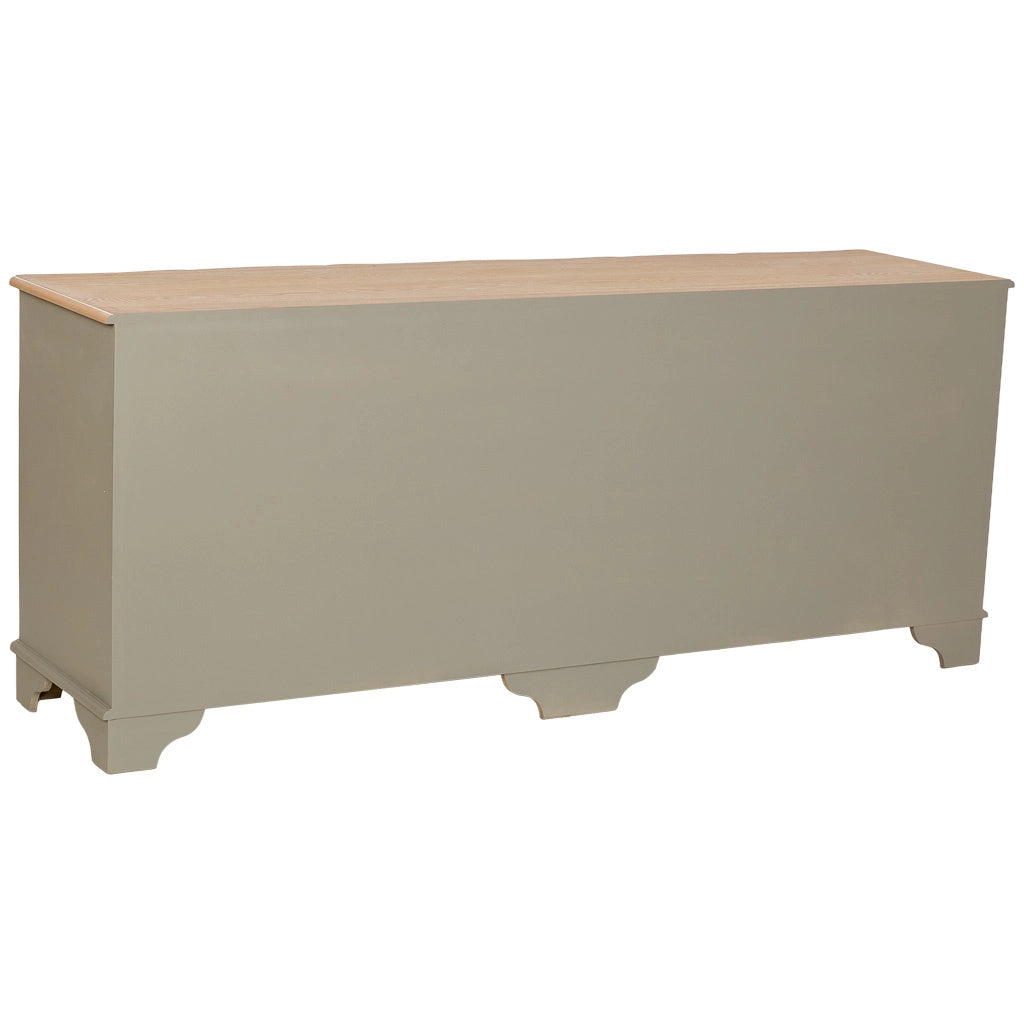 Credenza in legno 193x50x80h cm verde