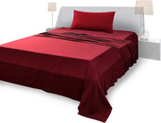 Set di coperte per letto singolo 100% cotone Coperta per letto singolo 120 x 200 cm Telo per letto 250 x 280 cm 1 cuscino coprente 50 x 80 cm Rosa