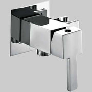 MISCELATORE INCASSO QUADRATO CON SUPPORTO LATERALE INTEGRATO  Cromo  1/2 M     Idroweb