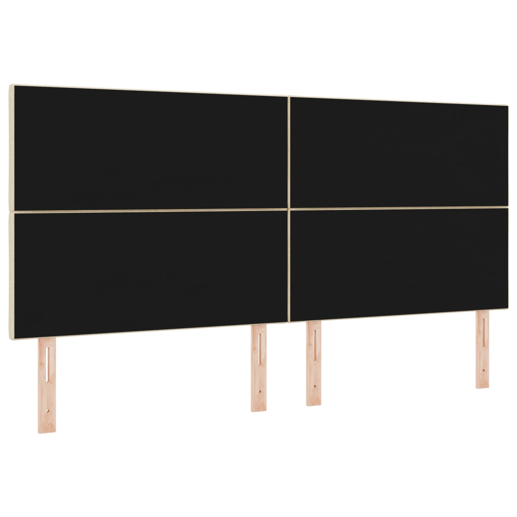 Testiera design a diamante panna 200 cm tessuto