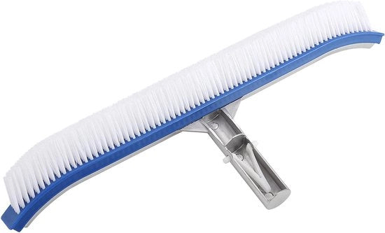 Borsetta per vasca da bagno in alluminio con manico - 435x55cm/171x22in - Adatta per vasca da bagno a vetro - Borsetta per parete