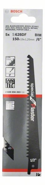 2608656263 - Set 5 lame per sega universale S 628 DF Special for Plaster
