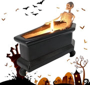 Decorazione da Halloween - candelabro scheletro mani scheletriche - decorazione per amici e parenti