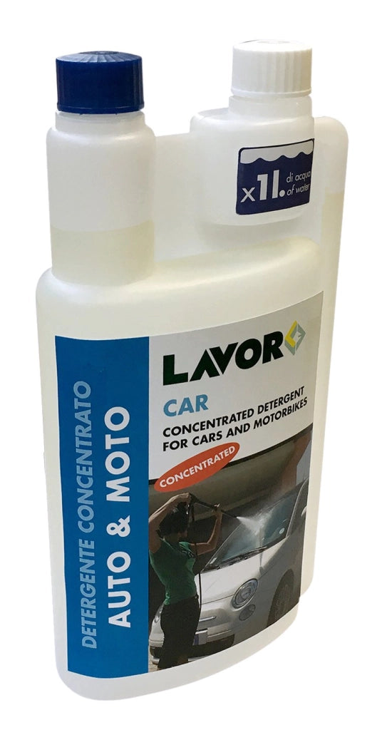 DETERGENTE AUTO E MOTO PER IDROPULITRICE 'LAVOR' 1 lt - LAVOR