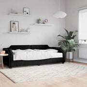 Divano Letto con Materasso Nero 80x200 cm in Tessutocod mxl 72930