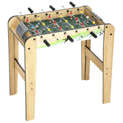 Tavolo da calcio per bambini in legno con marcatori e 18 giocatori ¨C zephmum ¨C naturale 75x66x75 cm