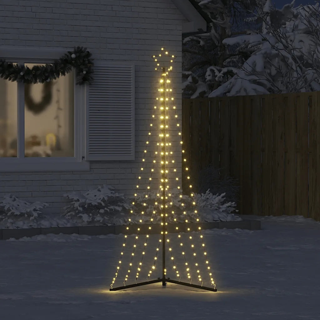 Albero di Natale a LED-Luci decorative natalizie 339 LED Bianco Caldo 182 cm