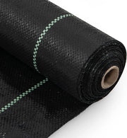 Telo Pacciamatura 50 x 1m/25 x 2m, Tessuto per Barriera Antierbacce in PP con Linea Guida Chiara e Diritta, Telo Antierbacce per Orto, Giardino, Paesaggistica e Vialetto (50 x 1 m - 60 g/m²)